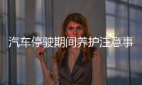 汽車停駛期間養護注意事項
