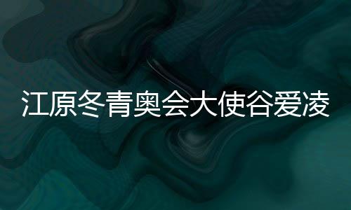 江原冬青奧會大使谷愛凌：我非常喜歡韓國的時尚、美食和文化