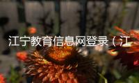 江寧教育信息網(wǎng)登錄（江寧教育信息平臺(tái)）