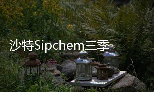 沙特Sipchem三季度凈利潤同比增加54%