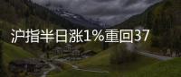 滬指半日漲1%重回3700點 超2500只個股上漲