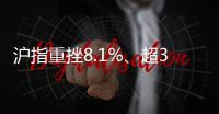 滬指重挫8.1%、超3千股跌停港股恒指微漲0.09%