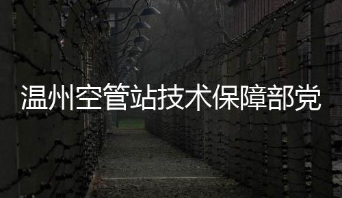 溫州空管站技術保障部黨支部開展“黨建+技術交流”主題黨日活動