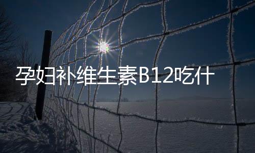 孕婦補維生素B12吃什么好