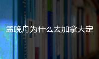 孟晚舟為什么去加拿大定居（孟晚舟為什么去加拿大）