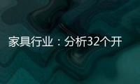 家具行業：分析32個開發區，預測2019年家具市場前景