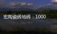 宏陶瓷磚地磚：1000多個內控標準成就行業高品質標桿