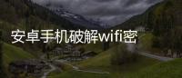 安卓手機破解wifi密碼嗎，安卓手機怎么破解wifi密碼