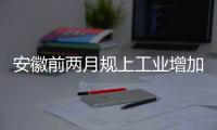 安徽前兩月規上工業增加值增長8.9%