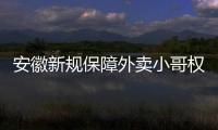 安徽新規(guī)保障外賣小哥權(quán)益 加強勞動保護與權(quán)益維護