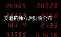 安道拓獨立后財收公布 凈收達1.49億美元