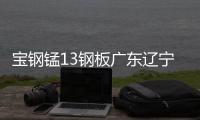 寶鋼錳13鋼板廣東遼寧今日報價