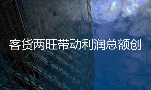 客貨兩旺帶動利潤總額創歷史紀錄！國鐵集團2024年總收入9901.8億元