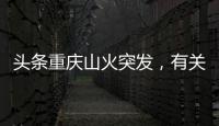 頭條重慶山火突發，有關熱點新聞重慶山火事件的詳情