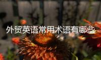 外貿英語常用術語有哪些單詞 外貿英語常用術語有哪些