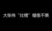 大張偉“吐槽”蠟像不美白 錄節目曾被說像梁朝偉