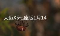 大邁X5七座版1月14日上市 售8萬元起