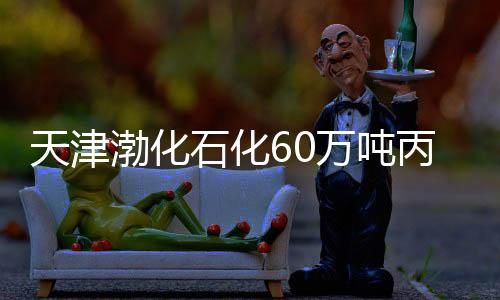天津渤化石化60萬噸丙烷制丙烯項目啟動