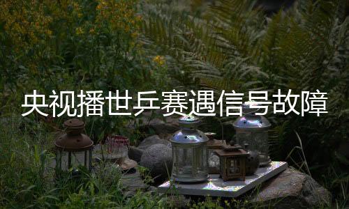 央視播世乒賽遇信號(hào)故障 解說臨時(shí)科普天文知識(shí)