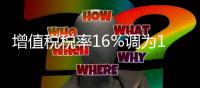 增值稅稅率16%調為13%10%調為9%