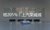 增205%！上汽榮威成中國品牌增速王