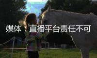媒體：直播平臺責任不可推卸