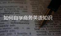 如何自學商務英語知識 如何自學商務英語