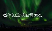 微信8.0動態背景怎么設置的（微信8 0怎么設置動態背景）