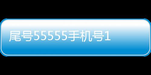 尾號55555手機號120萬拍出