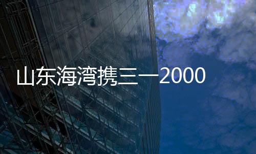 山東海灣攜三一2000噸履帶吊登陸全球單廠(chǎng)規(guī)模最大煤制烯烴項(xiàng)目