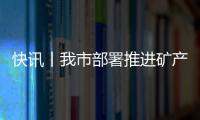 快訊丨我市部署推進礦產資源開發利用工作