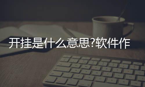 開掛是什么意思?軟件作弊降低游戲難度(建議舉報)