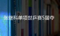 張繼科單項世乒賽5屆奪3冠 劉國梁曾最不滿意他