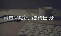 帶量采購新消息傳出 分類集采或成新方向