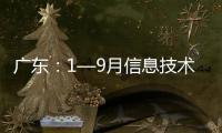 廣東：1—9月信息技術服務收入同比增長19.9%%