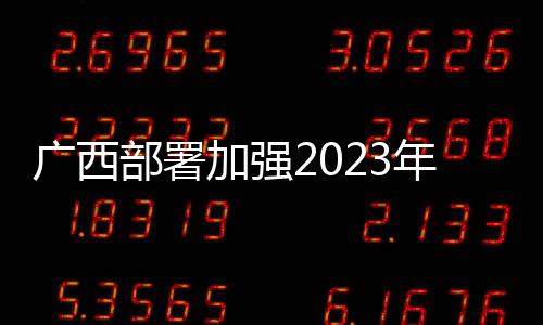 廣西部署加強(qiáng)2023年春節(jié)期間市場監(jiān)管