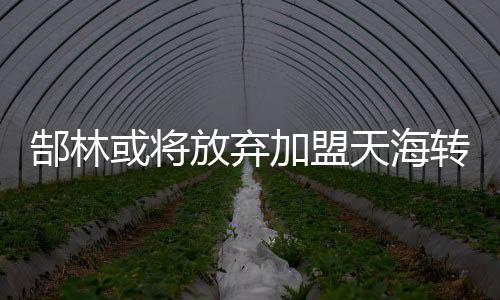 郜林或將放棄加盟天海轉投深圳不希望與妻子兩地分居