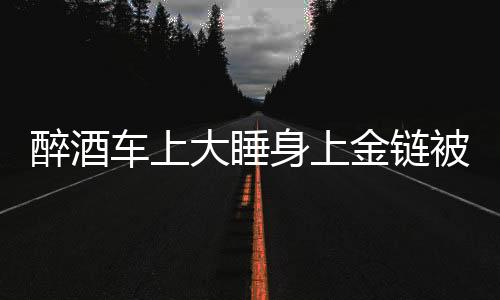 醉酒車上大睡身上金鏈被盜