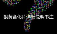 銀黃含化片詳細說明書注意事項不良反應用法用量