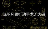 陳羽凡骨折動手術無大礙 可能缺席好歌曲【娛樂新聞】風尚中國網