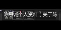 陳思誠個人資料（關于陳思誠個人資料的基本情況說明介紹）