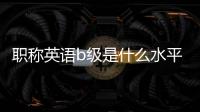 職稱英語b級是什么水平 職稱英語b級技巧