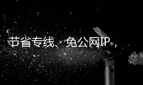 節省專線、免公網IP，花生殼3步實現內網服務器安全外網訪問