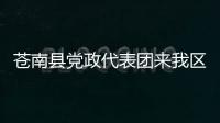 蒼南縣黨政代表團(tuán)來我區(qū)考察交流：加強(qiáng)交流互鑒 共促兩地發(fā)展