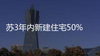 蘇3年內新建住宅50%以上全裝修