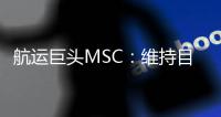 航運巨頭MSC：維持目前運價到4月中旬