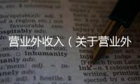 營業(yè)外收入（關(guān)于營業(yè)外收入的基本情況說明介紹）