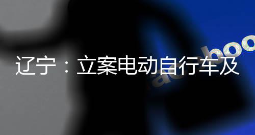 遼寧：立案電動自行車及配件違法案件435件