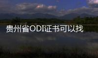 貴州省ODI證書(shū)可以找公司代辦嗎