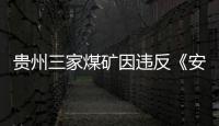 貴州三家煤礦因違反《安全生產法》被處罰今年均有多次處罰記錄